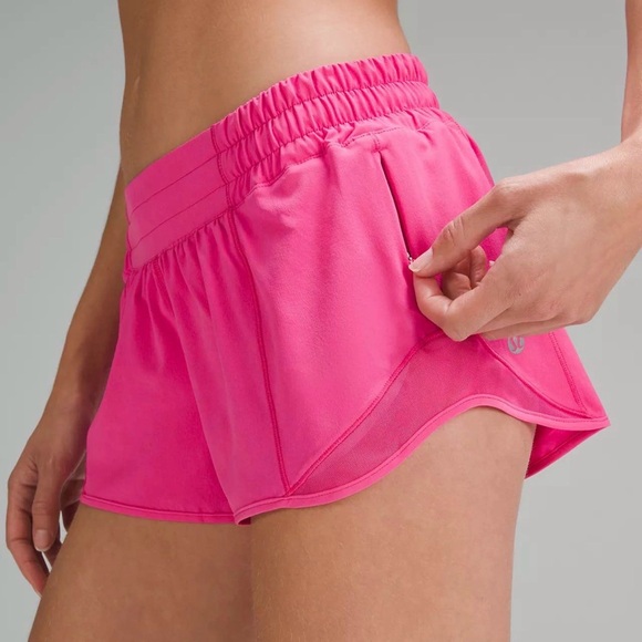 lululemon athletica Hot Pink Athletic Shorts - Picture 2 of 5